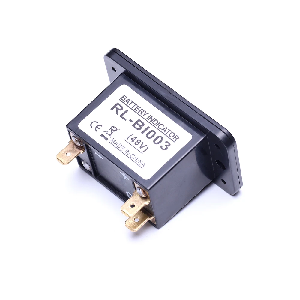 RL BI003 10 сегментный 48В светодиодный индикатор заряда батареи и счетчик часов для