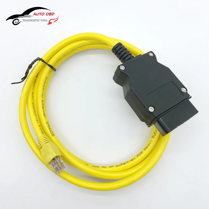 KWOKKER 5 шт. ESYS 3.23.4 V50.3 кабель данных для bmw ENET Ethernet к OBD интерфейс ICOM программирование
