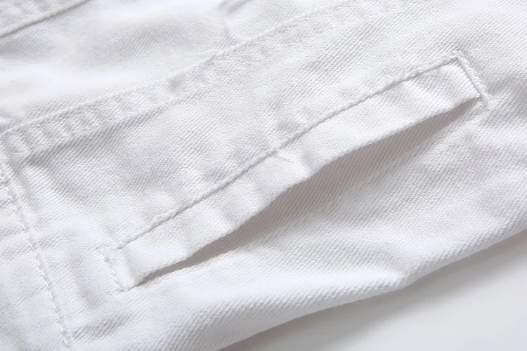 Короткий белый мужской летний жилет, корейский Тонкий джинсовый жилет без рукавов для мужчин, однобортный джинсовый жилет из 95% хлопка