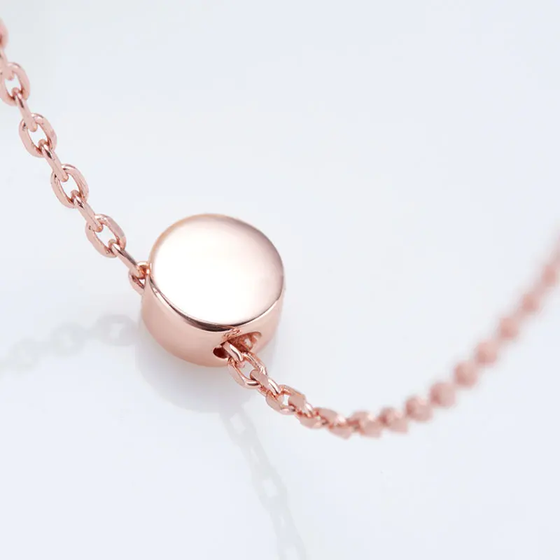 Женское ожерелье из серебра 925 пробы с кулоном в виде гороха|Ожерелья| |