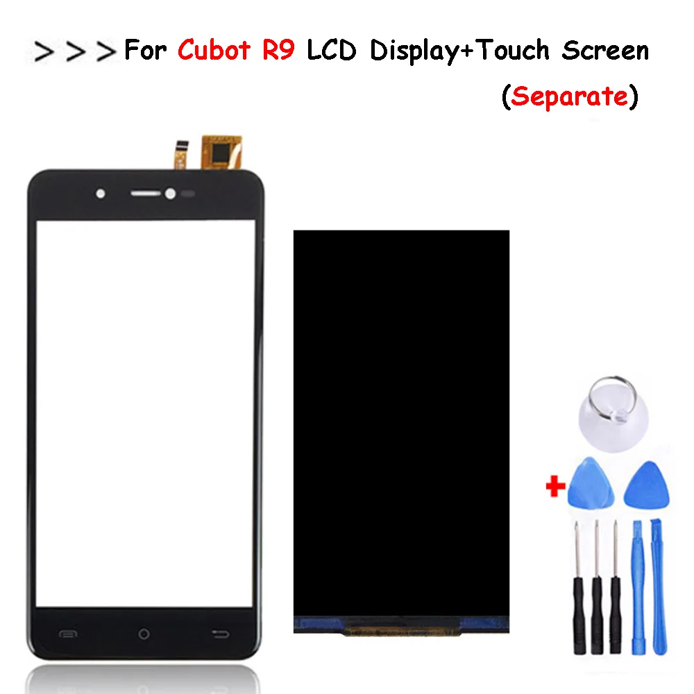 Для Cubot R9 ЖК дисплей + сенсорный экран 100% протестированный дигитайзер стеклянная