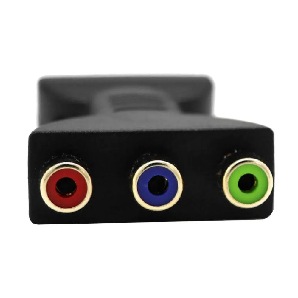 Позолоченный HDMI в 3 RGB RCA видео аудио адаптер AV компонентный конвертер для HDTV DVD