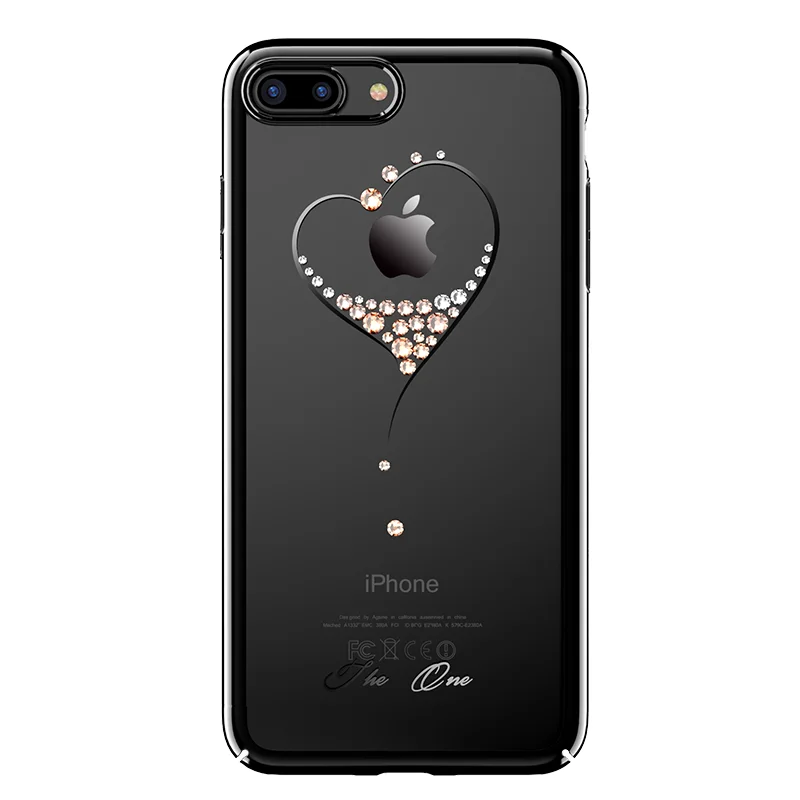 KINGXBAR Case for iPhone 7 8 Plus Rhinestone Cover Crystals from Swarovski Funda Feminine |