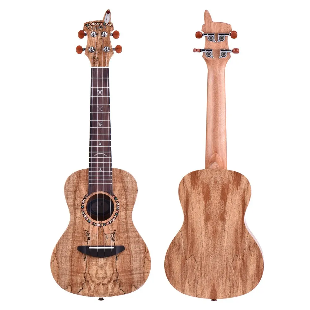 21 &quotАкустическая деревянная укулеле Укулеле сопрано углеродная нить из