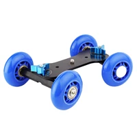 gosear mini table top dolly car skater slider video track rail stabilizer for canon nikon camcorder dslr camera accessories