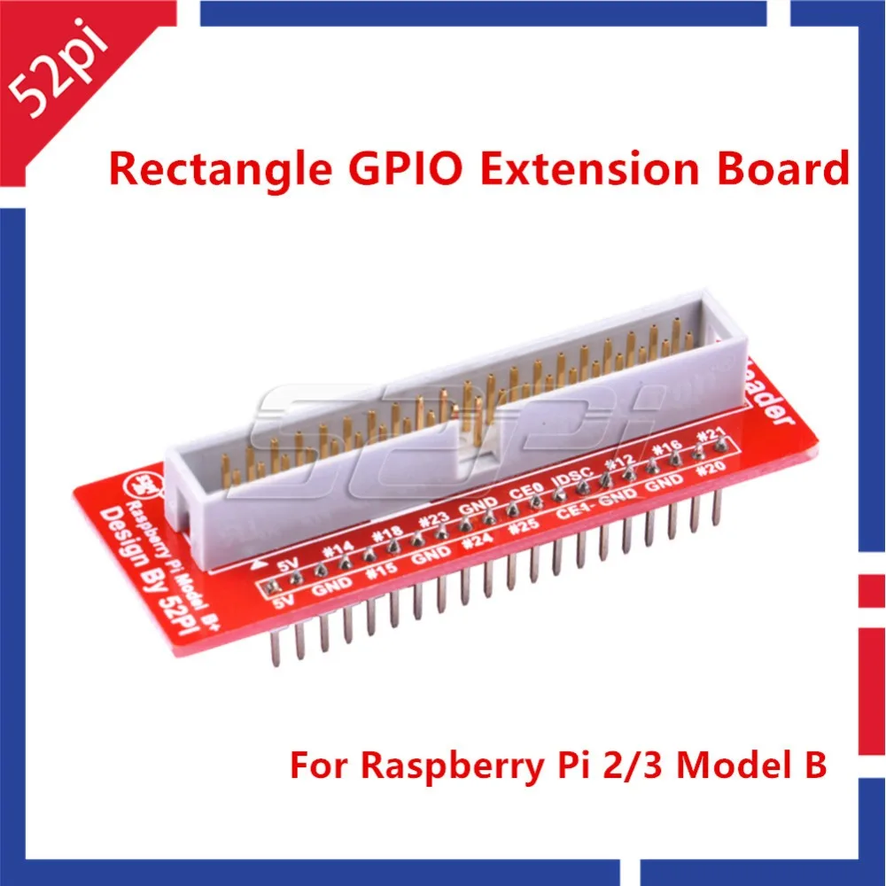 52Pi прямоугольная GPIO раздвижная фотопанель для Raspberry Pi 2/3 Модель B|board pi|board