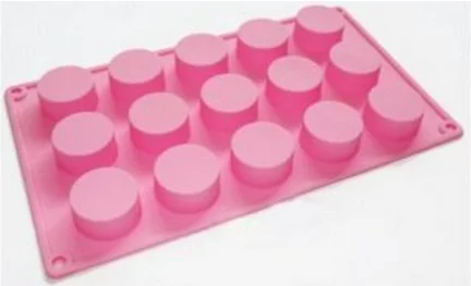 Круглая силиконовая форма для шоколада мини-печенье мыло 1 5 дюйма x 0 8