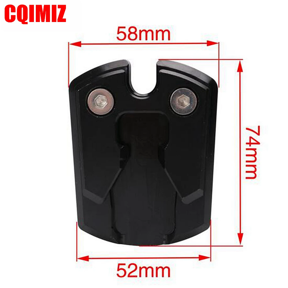 

CNC Aluminum Motorcycle Flat Foot Side Stand Extension Pad Plate Fit For Yamaha NMAX155