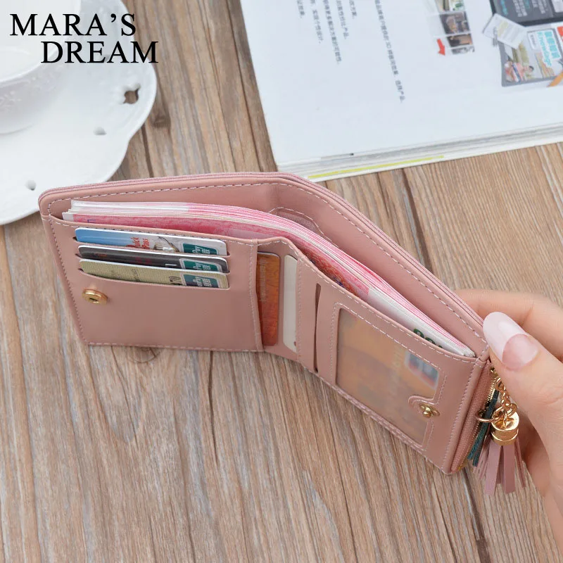 Mara мечта 2021 новые женские бумажник короткий с застежкой-молнией Корейская версия