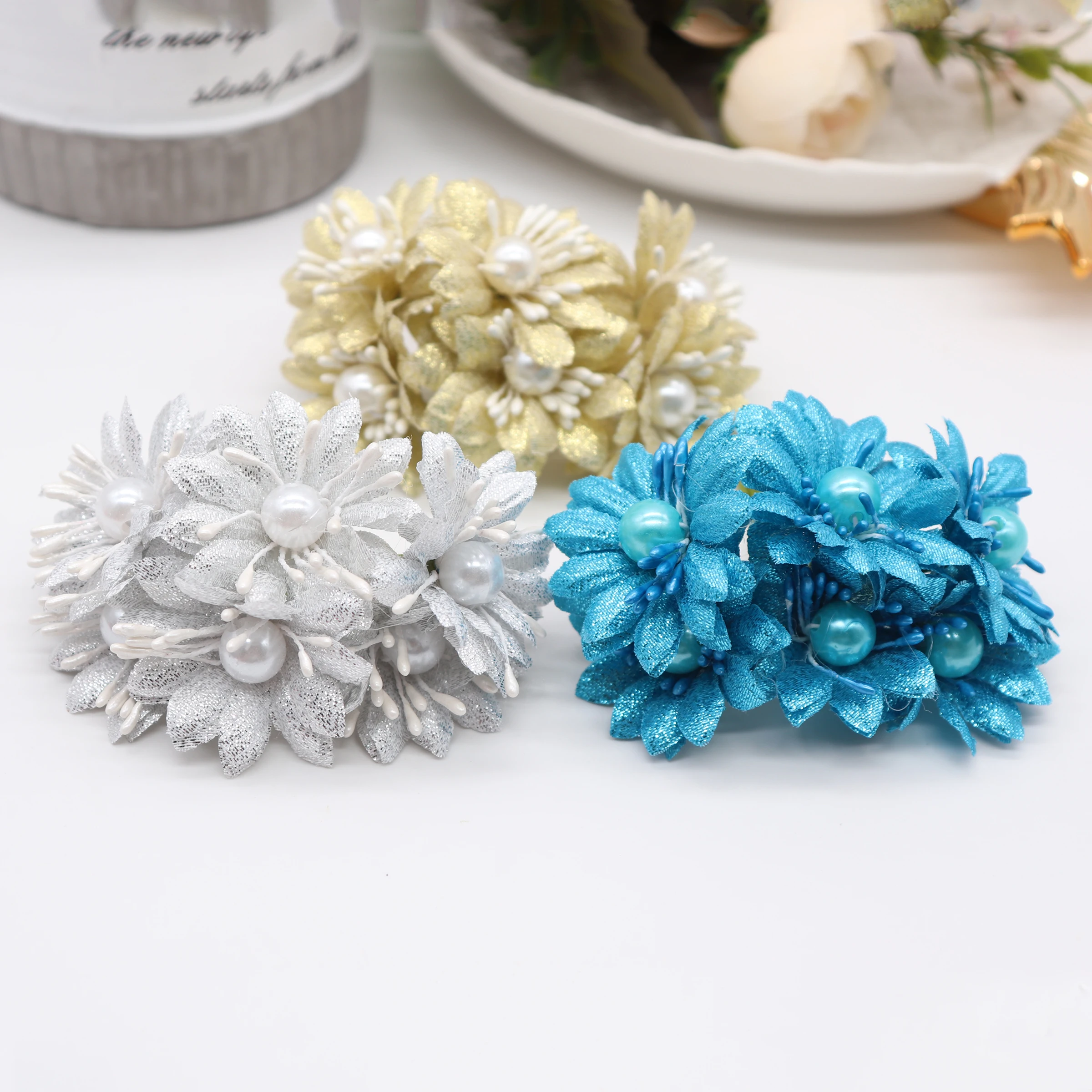 6 шт. Шелковый букет Сакура искусственный цветок мака свадебное украшение для