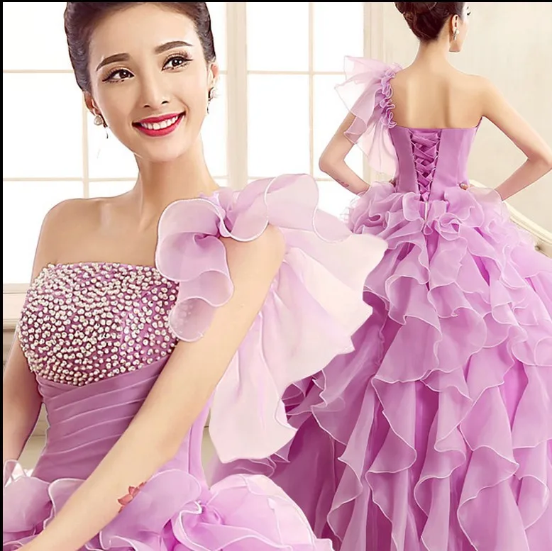 

2019 free shipping Purple red cobalt white debutante gowns quinceanera ball dresses vestidos de quinceanera TK664