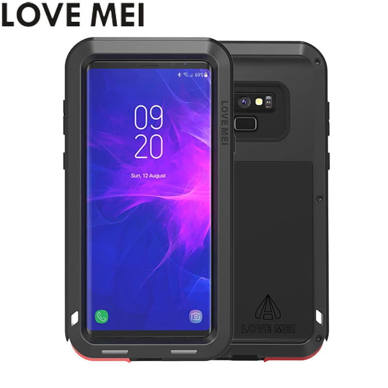 Мощный чехол для телефона LOVE MEI Samsung Galaxy Note 9 Note9 SM-N960F тяжелых условий эксплуатации