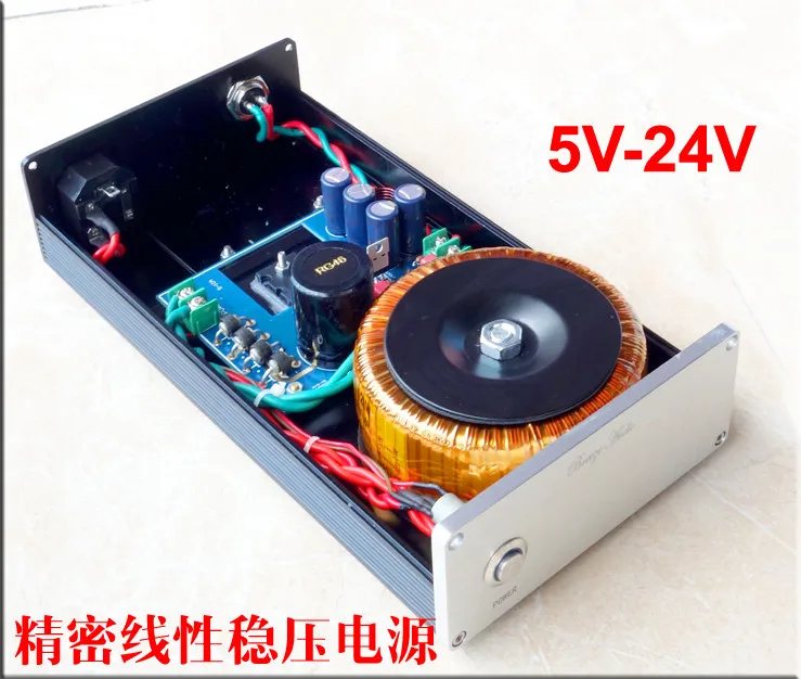 Линейный источник питания 120VA HIFI сверхнизкий уровень шума постоянный ток 5В 9 в 12 В
