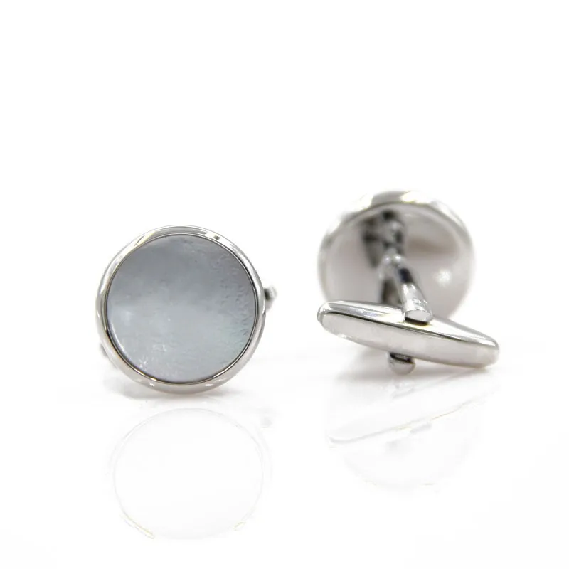 

Silver Simple Design Crystal Cufflinks for Men, Promotion Dimond Cuff Links, Buttons Free Shipping