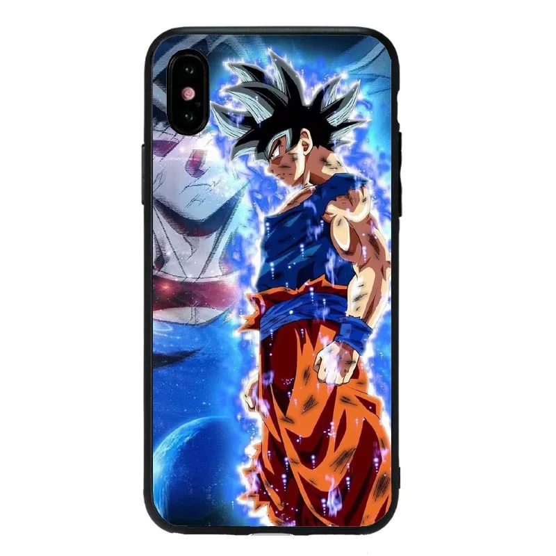 TPU Черный мягкий силиконовый чехол Dragon Ball Son Goku для iPhone 11 11Pro XS Max XR X 8 7 6 6S Plus 5 5S SE 8PIUS Coque Capa Shell - Цвет: TPU