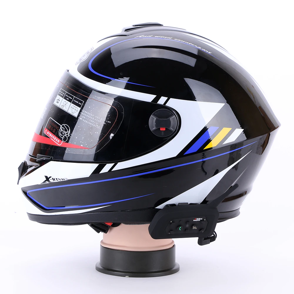 1 шт. V6 Pro Интерком BT беспроводной moto rcycle шлем bluetooth 1200 м Мото гарнитура для 6