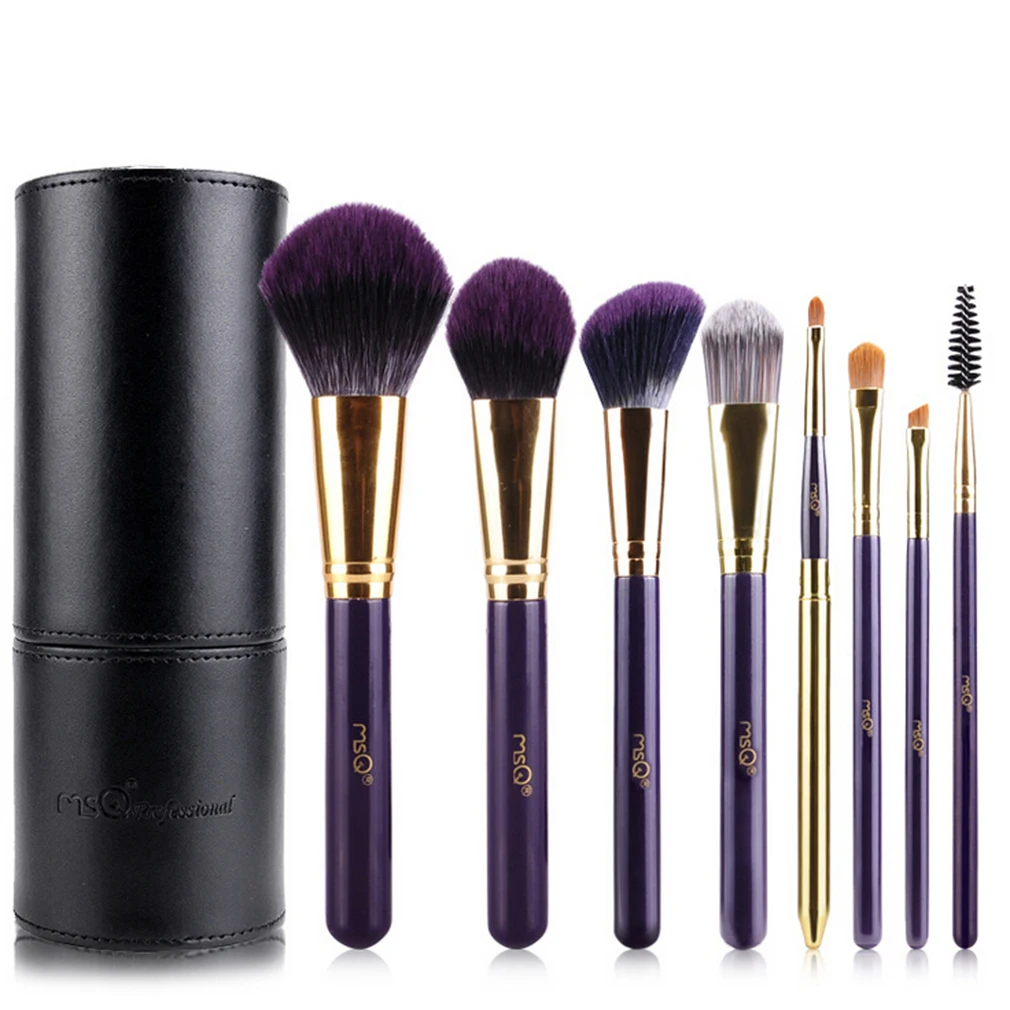 Высокое качество 8 штук MSQ бамбуковые ручки кисти для макияжа Тени век основа тени