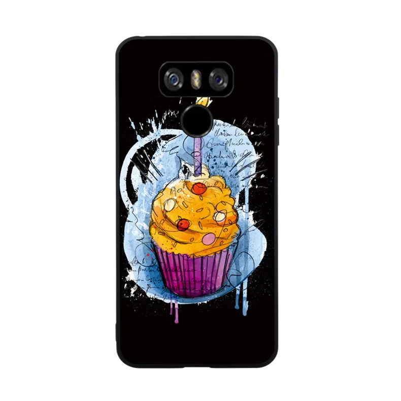 Новый Ясный Чехлы для LG G5 G6 случае все матовый мягкий силиконовый черный задняя