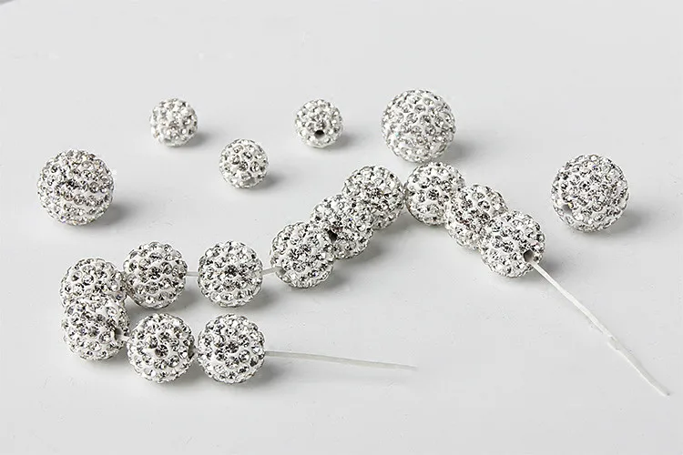 Бриллиантовый шарик браслет ожерелье Шамбала мягкие керамические бриллиантовые