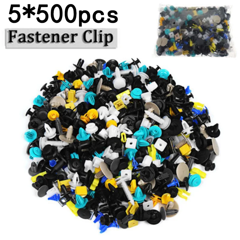 2500 шт Смешанные авто детали крепления зажим для автомобиля бампер отделка крыла