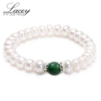 real natural pearl bracelets womenwhite cultured freshwater pearl bracelet 925 silver jewelry wedding daughter birthday gift