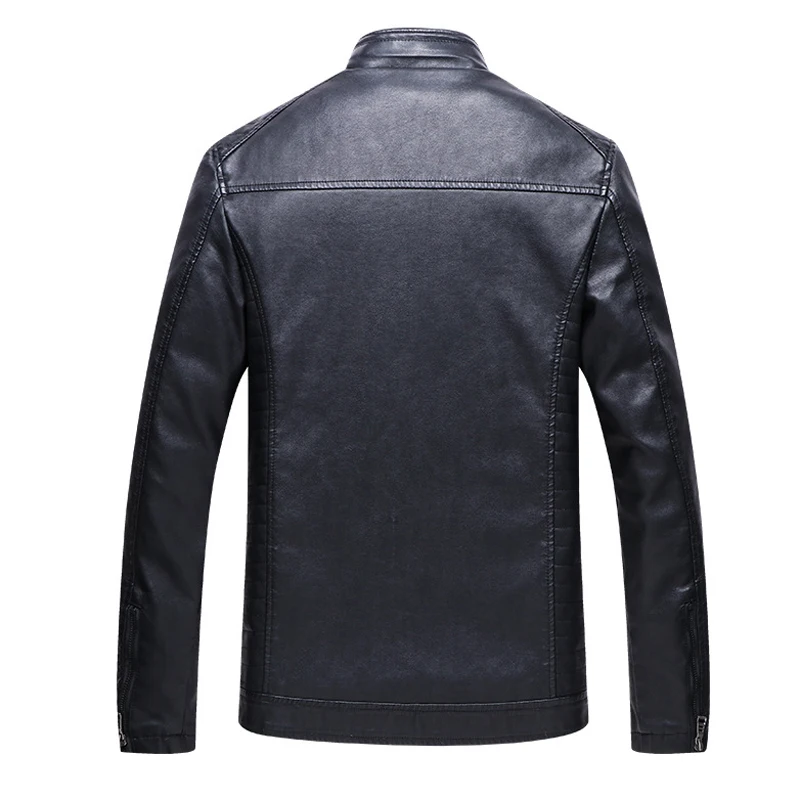 Большие размеры 5XL 6XL утепленная кожаная куртка мужская повседневная брендовая Зимняя Теплая Куртка jaqueta de couro высокого качества jaqueta masculina couro
