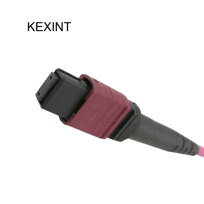KEXINT волоконно-оптический патч-корд MTP-MTP OM4 24 ядра 40G волоконные патч-кабели/3 метра