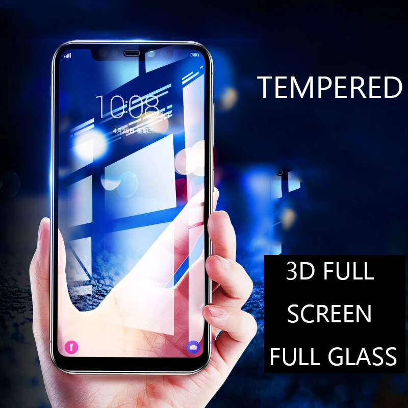 Протектор экрана для Xiaomi mi 8 Note 5 6 Pro 5X A1 Чехлы 3D стеклянная пленка SE Red 4A 5A 4