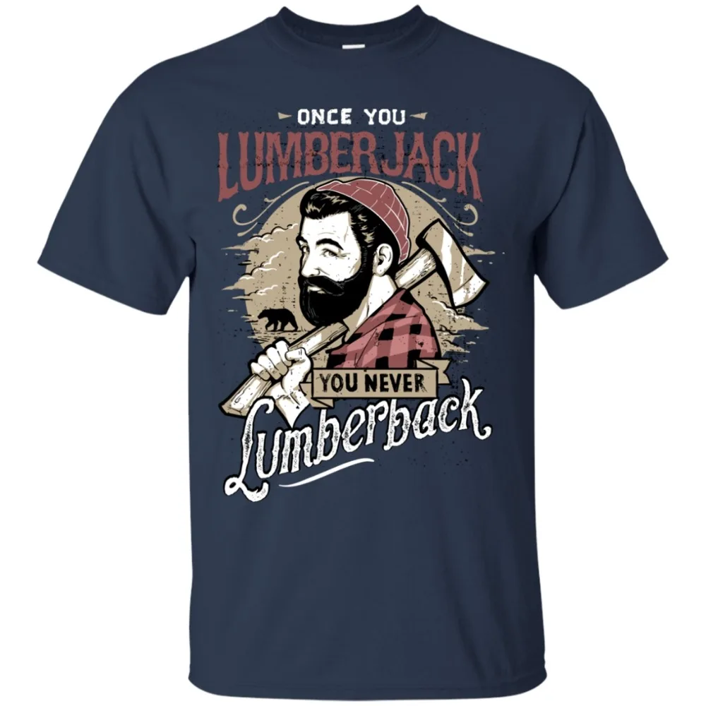 Футболка Lumberjack как только вы никогда не вернетесь Мужская Борода новая 2019