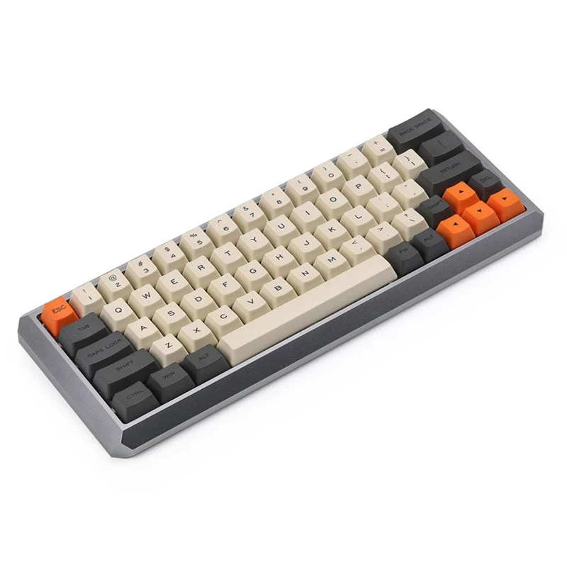 Углеродная 64 раскладка краситель sub Keycaps OEM профиль включает 1 75 Shift Fit GK64