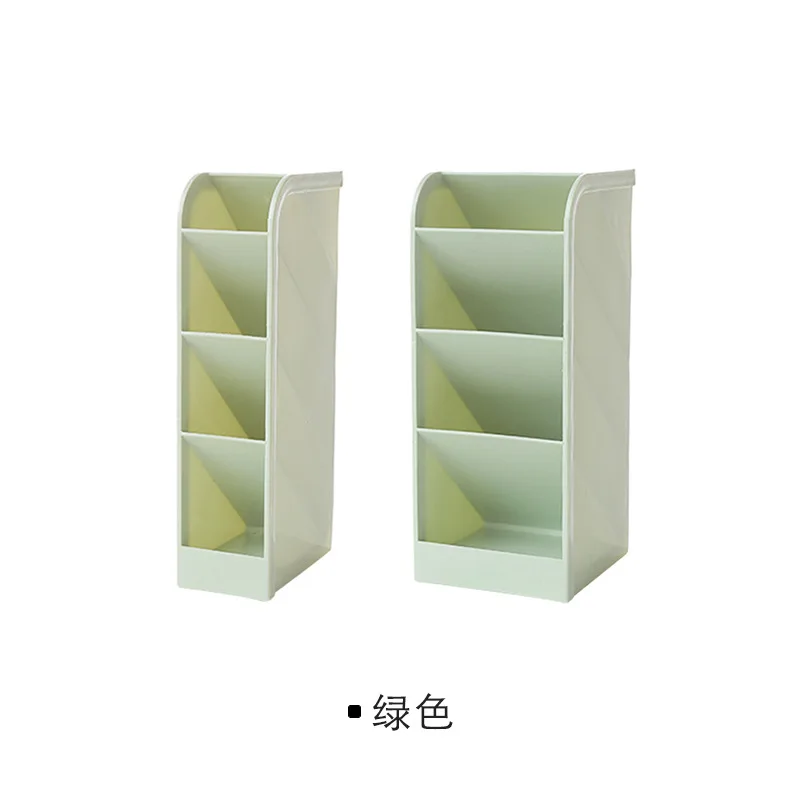 Coloffice Creative Diagonal Pen Holder Office Female Desktop Storage Box Desk Stationery Barrel Rack Makeup Brush Tube 1Piece | Канцтовары
