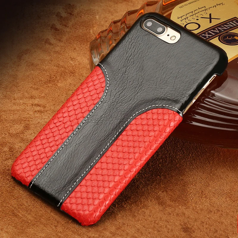 LANGSIDI чехол для телефона змеиной кожи бороться воск кожаный iphone 6 мобильного