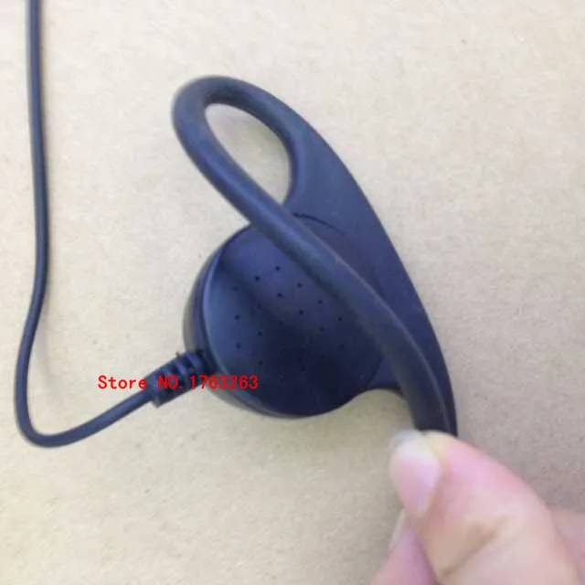 

Honghuismart Finger PTT Vox Function K plug headphone D shape for Kenwood baofeng ,puxing,weierwei quansheng etc walkie talkie