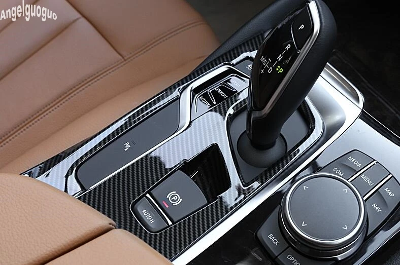 Стильный автомобильный стикер ABS из углеродного волокна для BMW 5 серии G30 2017