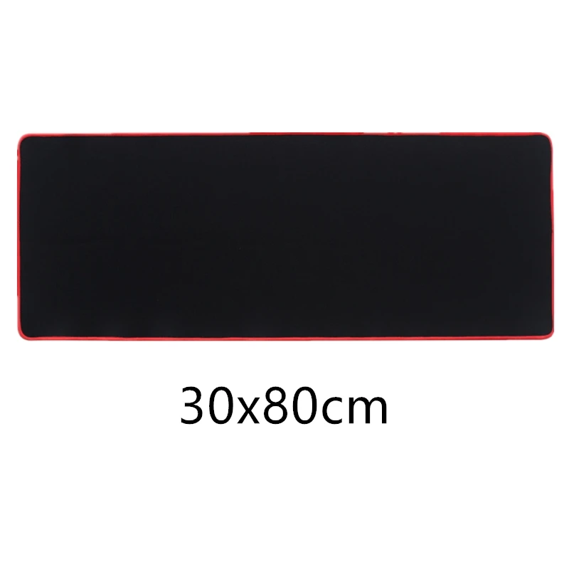 red Большой игровой коврик для мыши 300x800x2 мм коврик для игровой мыши нескользящая резиновая основа коврик для мыши для ноутбука компьютера и ПК настольный коврик для клавиатуры - Цвет: red