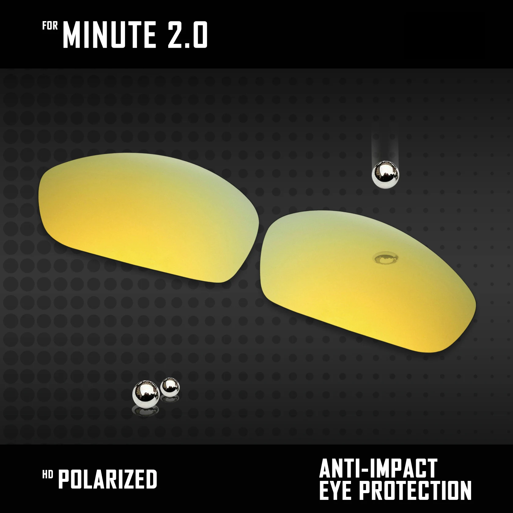 Замена линз OOWLIT для солнцезащитных очков Oakley Minute 2 0 Поляризованные разные