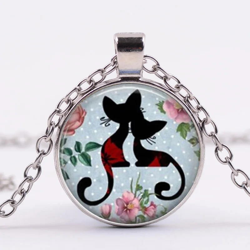 SONGDA европейский бренд Стиль элегантный черный Кот ожерелье для женщин Lover