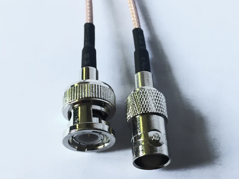 Новый посеребренный BNC 75 Ом 6 ГГц 4K SDI Удлинительный кабель штырь гнездо HD для ТВ