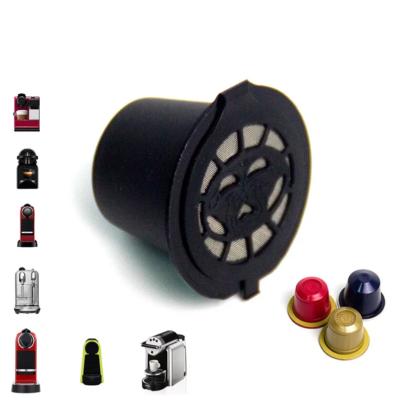 Фильтр для кистей кофемашины Nespresso и 2 шт./партия многоразовая кофейная капсула с 1