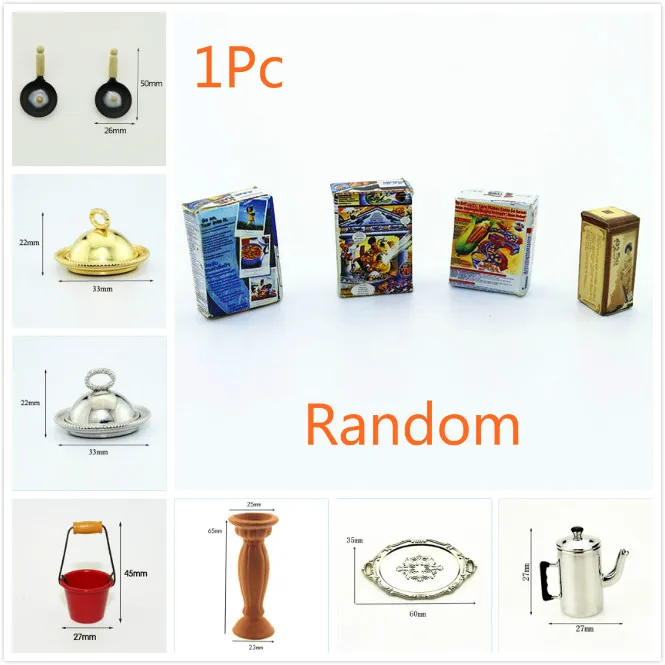 

1Pc 1:12 Breakfast Milk Teapot Food Bowl Mini Ceramic Vase Kitchen Set Dolls Pretend Play Toy Tableware Doll house Miniature