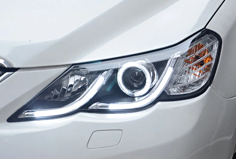 Светодиодный головной свет для Toyota Reiz/Toyota Mark X 2010 2011 2012 2013 фары Биксеноновые линзы проектор светодиодный дневные ходовые огни