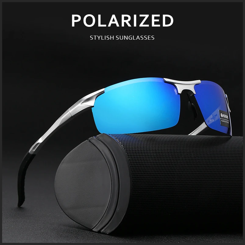 Fashion Sunglasses for Men KDEAM Brand 2019 New Polarized Aluminum Sunglass Travel Driving UV400 Male Eyewear KD8177S | Аксессуары для