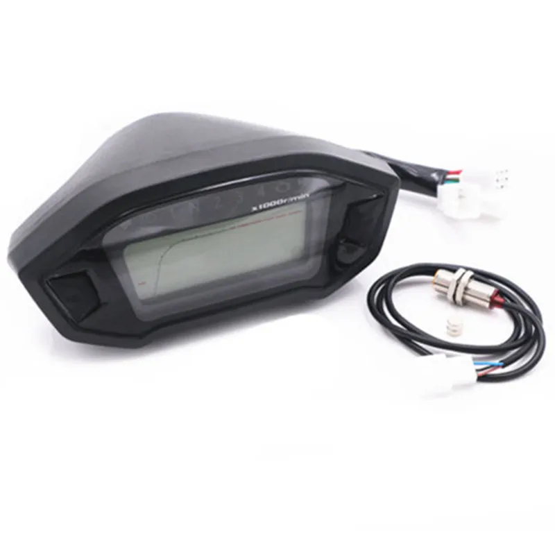 Custom LCD Digital Backlight Odometer Speedometer Tachometer Gauge Motorcycle Cruiser Bobber Chopper Touring Atv Scooter Offroad |