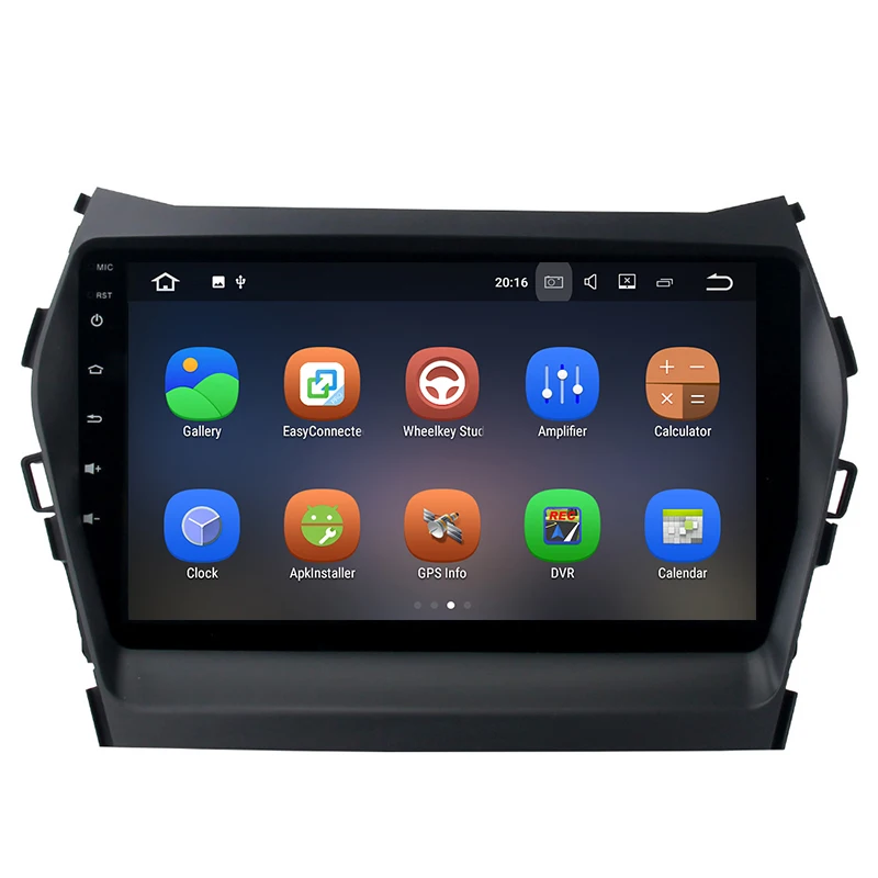 Автомобильный DVD плеер Lenvio 2 Гб ОЗУ Android 7 1 для Hyundai Santa Fe IX45 2013 2014 2015 2016