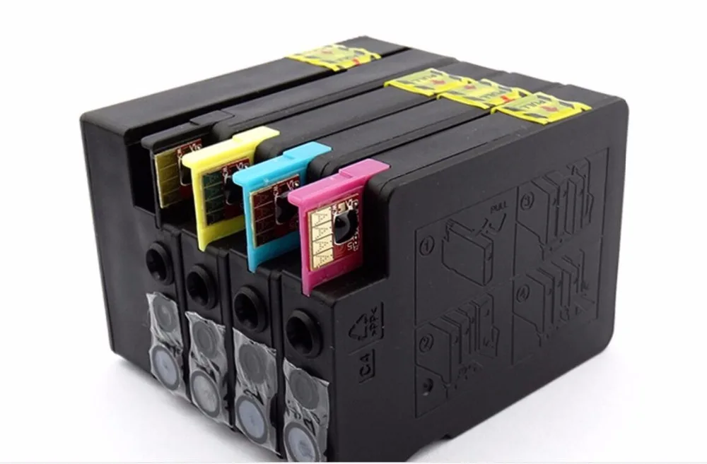 4 шт. новый цветной струйный картридж совместимый для hp officejet 7510 7512 7110 7610 7612 6100 6600