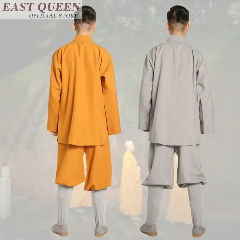 Zen buddist монашеские одежды комплект традиционной китайской одежда шаолиньских