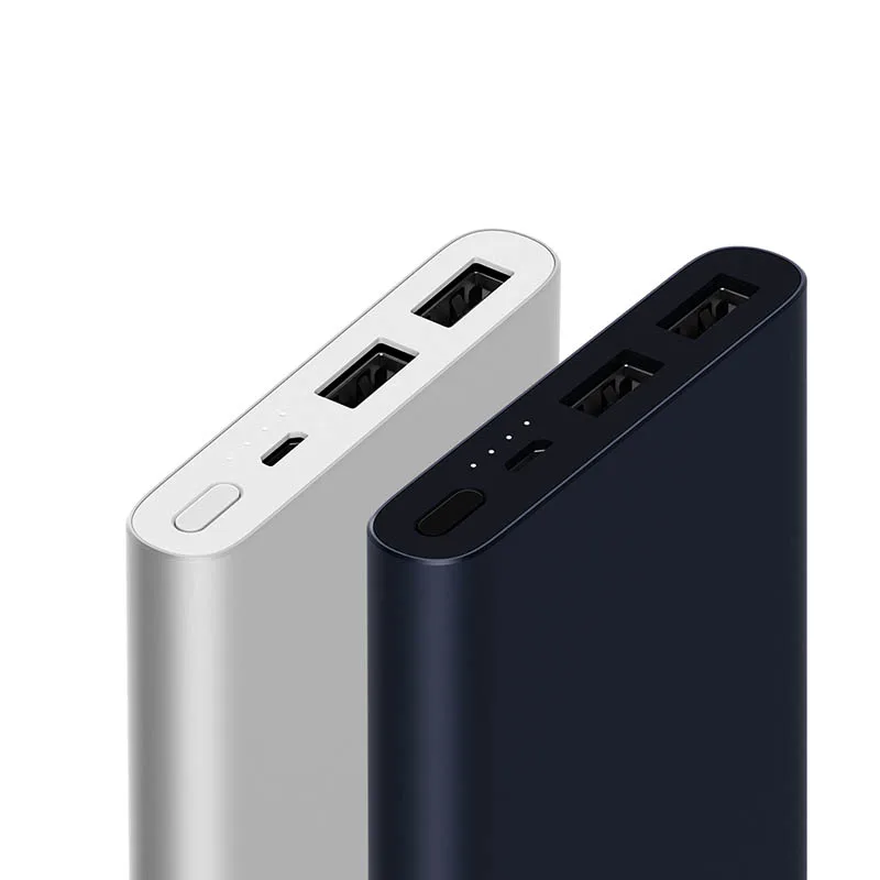 Оригинальный xiaomi Мощность bank 2 Mi 10000 mAh Quick Charge литий полимерный Внешняя батарея
