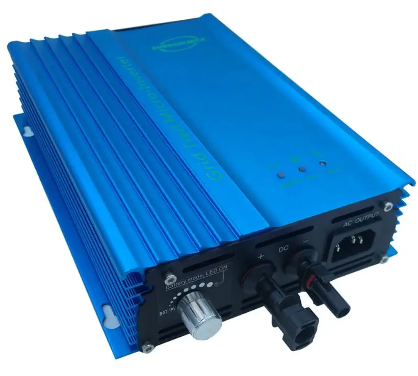 MC4 connector 500 Вт сетевой инвертор два режима для PV панелей или 12 В 24 в 36 в 48 в 60 в 72 в разряд батареи Регулируемый MPPT чистая синусоида - Цвет: MC4 connector