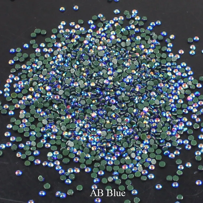 Стразы стеклянные с утюгом камни и кристаллы плоской задней поверхностью для