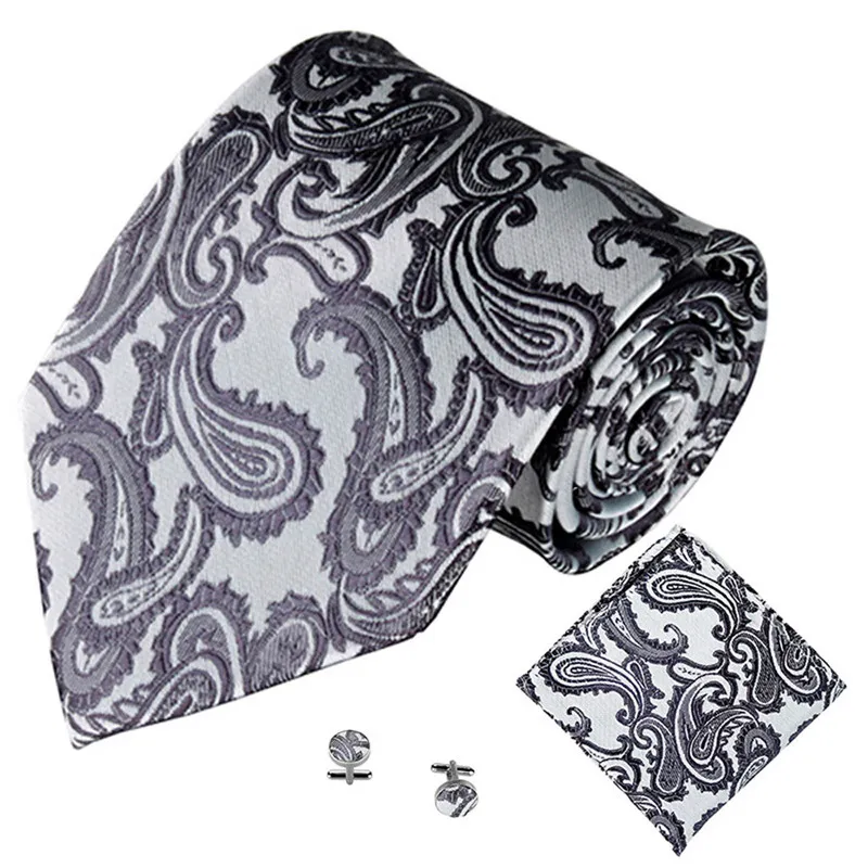 Мужской галстук формальное платье 3 шт. классический жаккардовый мужской для